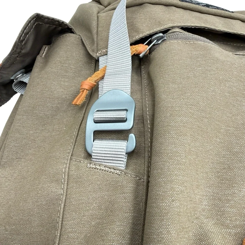 Eddie Bauer Bygone Lightweight Hiking Day   Backpack Olive Padded Back 18x12x6